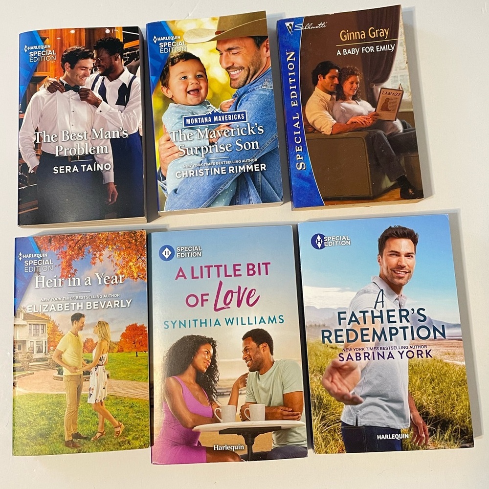 Harlequin Special Edition Romance lot of 6 Books